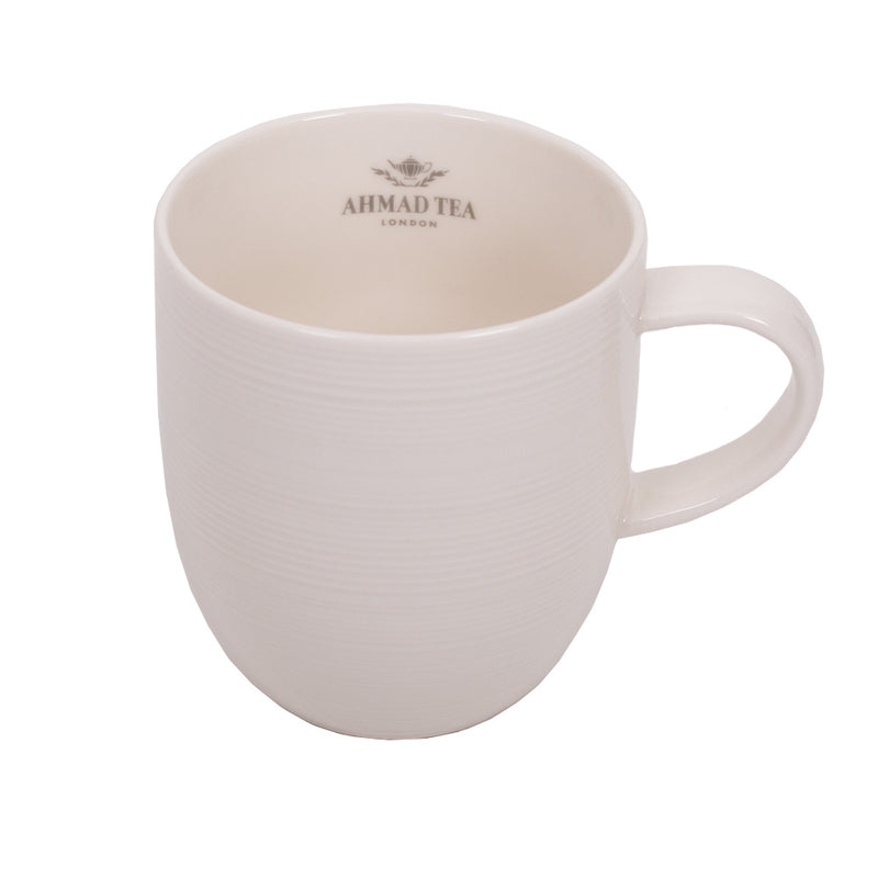 Ahmad Tea White Ceramic Mug 330ml