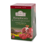 Raspberry & Pomegranate 20 Teabags - Side angle of box