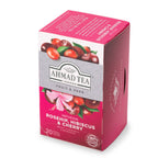 Rosehip, Hibiscus & Cherry 20 Teabags - Side angle of box