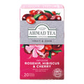 Rosehip, Hibiscus & Cherry 20 Teabags - Front of box