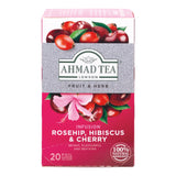 Rosehip, Hibiscus & Cherry 20 Teabags - Front of box