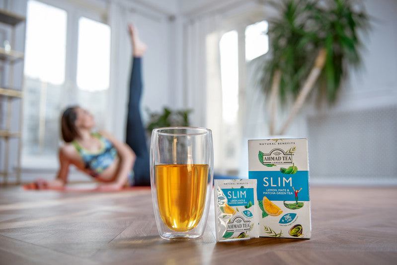Lemon, Mate & Matcha Green Tea "Slim" Infusion 20 Teabags - Lifestyle image