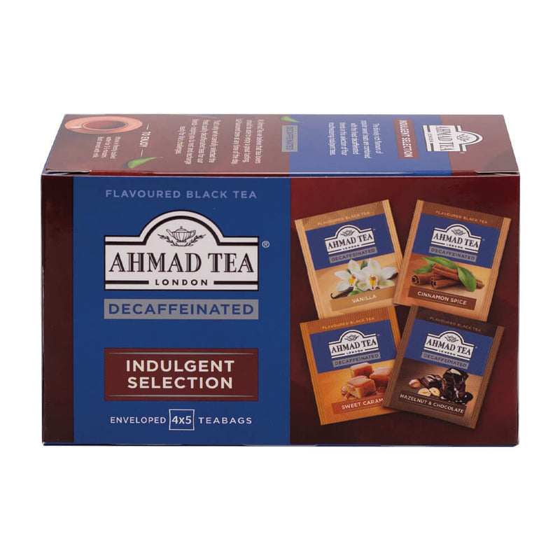 Axmat Tea Decaffeinated Indulgent Selection of 4 Black Teas - Teabags – Ahmad tea