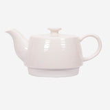 Ahmad Tea White Ceramic Teapot for One - Front of Teapot