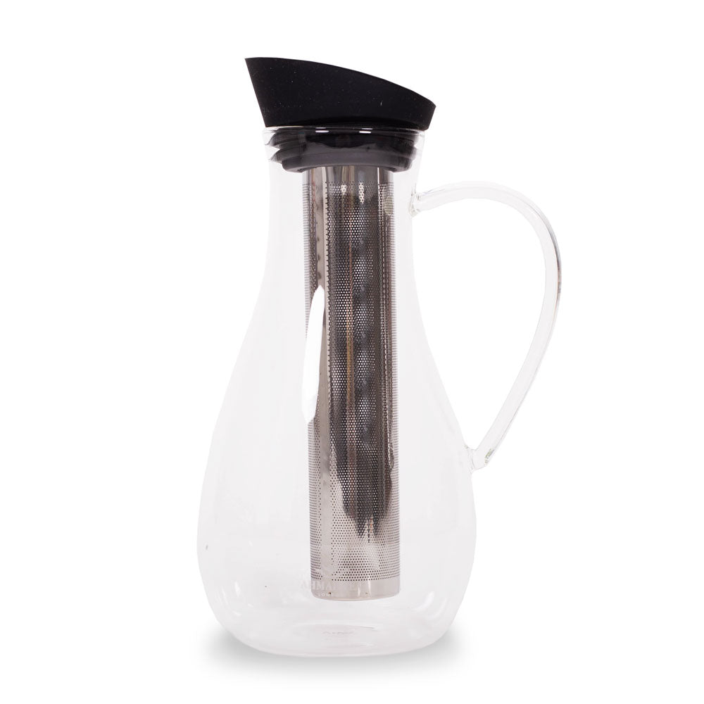 Viva Scandinavia Glass Iced Tea Infusion Carafe - Front of carafe