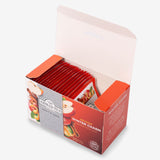 6 Packs of 20 Teabags - Open box on side