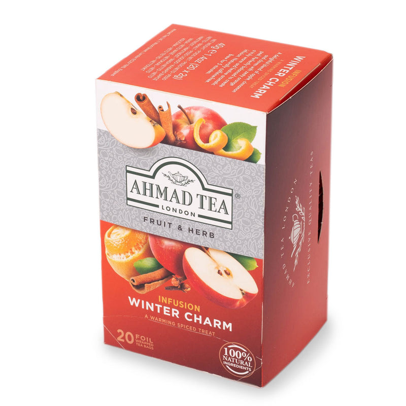 Winter Charm 20 Teabags - Side angle of box