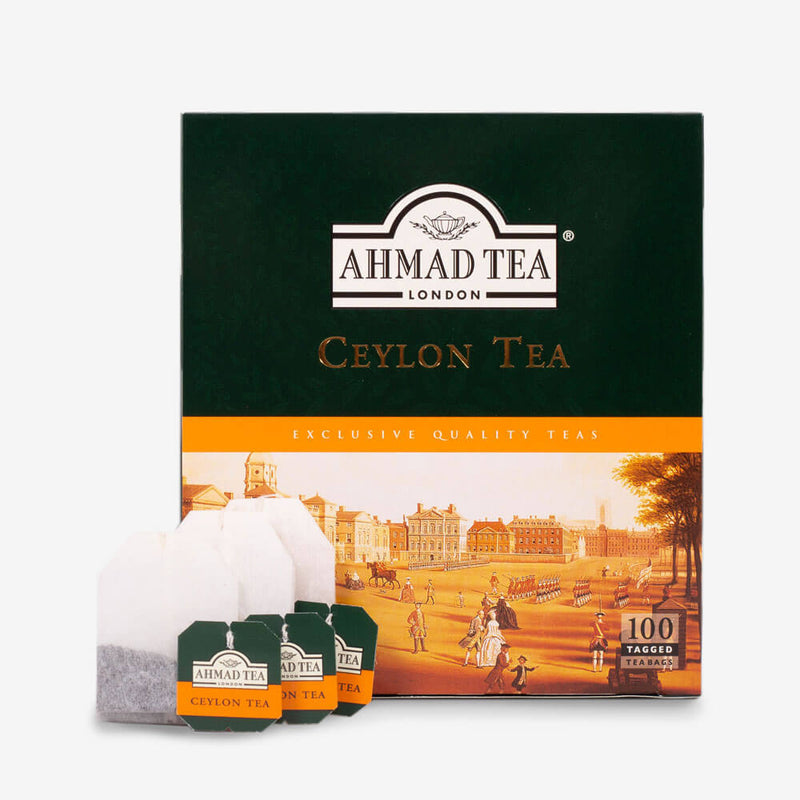 Ceylon Tea 100 Teabags - Box and teabags