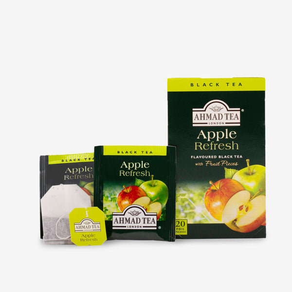 Apple Refresh 20 Teabags - Box, envelopes and teabag