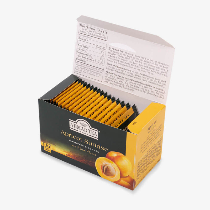 6 Packs of 20 Teabags - Open box on side