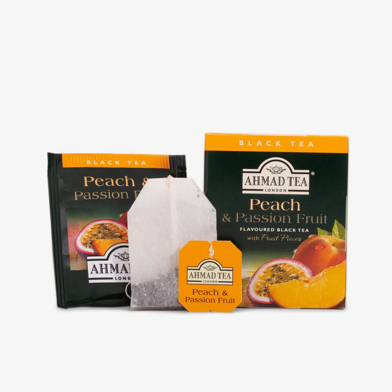Taste of London Collection - Peach & Passion Fruit box, envelope and teabag