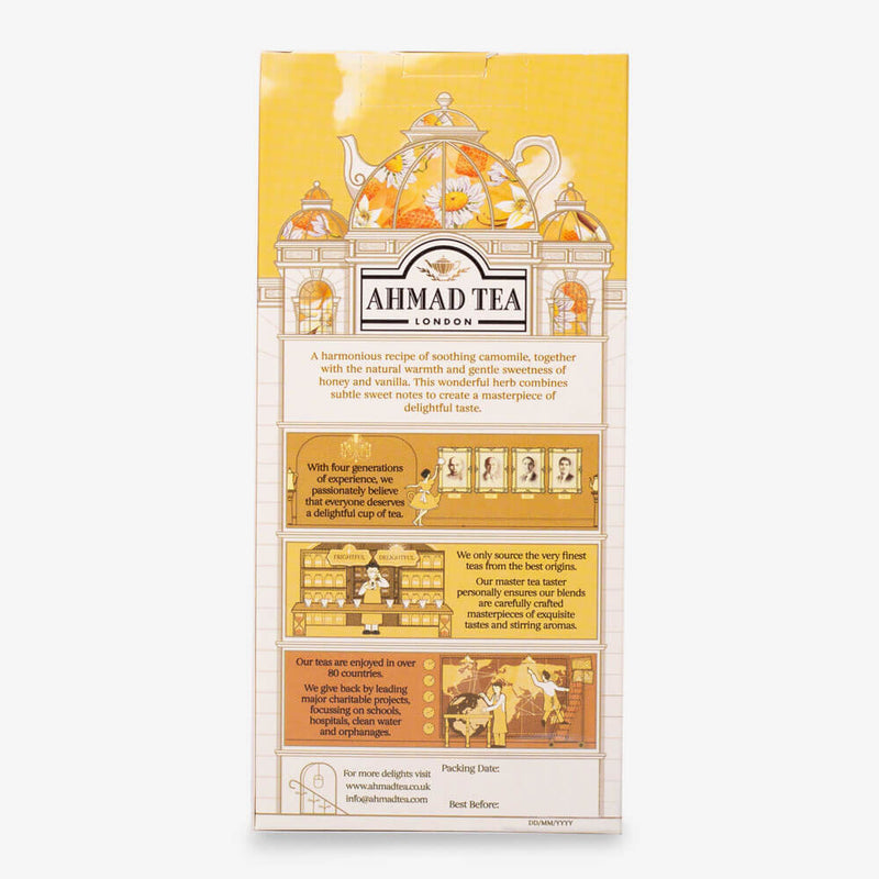 15 Pyramid Teabags - Back of box