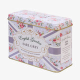 Earl Grey Tea in English Garden Caddy - Side angle of caddy