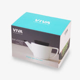 Viva Scandinavia Porcelain Infusion Teapot - Side angle of box