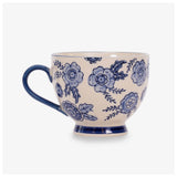  Sass & Belle Blue Willow Floral Mug - Back of mug